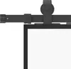 vidaXL Drzwi przesuwne z okuciem czarne 90x205 cm szkło Podgląd zdjęcia produktu 7