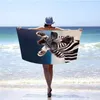 FEBE Strandtuch XXL Zebra 100x180 cm Badetuch Groß 100% Produktbild-Vorschau 4