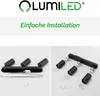 LED Spot plafonnier 3x GU10 IP44 ADERO Noir Lumiled Voir les images du produit 8