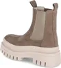 A single taupe colored boot is shown from a rear-side angle against a white background. Podgląd zdjęcia produktu