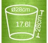 Květináč Lafiora keramický glazovaný Ø 28 cm V 28 cm Náhled obrázku produktu 4