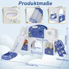 XMTECH 8 v 1 dětská skluzavka pro děti od 1 do 3 let, Náhled obrázku produktu 2