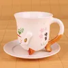Šálka Maneki-neko v dizajne japonskej mačky pre šťastie Náhľad obrázku produktu 3