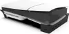 A black and white accessory for a gaming console, shown from a side angle on a white background. Produktbild-Vorschau