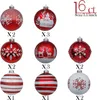 Valery Madelyn Weihnachtskugeln 16 Stücke 8CM Kunststoff Produktbild-Vorschau 6