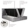 Lit Boxspring Lit double TEO 2 - 140x200cm Lit avec matelas Voir les images du produit 4