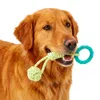 Robusto giocattolo per cani in corda con anello in TPR 45 Anteprima dell’immagine prodotto 2