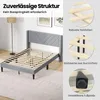 Rama łóżka COSTWAY pod materac 200x140 cm, tapicerowana Podgląd zdjęcia produktu 5