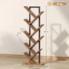 Bücherregal Standregal mit 9 Ebenen Schmal Regal im Produktbild-Vorschau 3