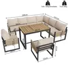 okwish Zahradní lounge set, Zahradní nábytek, Sezení pro Náhled obrázku produktu 5