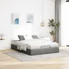 vidaXL Ottoman-Bett ohne Matratze Dunkelgrau 140x190 cm Produktbild-Vorschau 3
