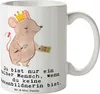 Mr. & Mrs. Panda Teetasse Maskenbildnerin Herz - Weiß - Produktbild-Vorschau 1
