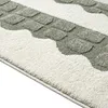 Kinderteppich Krokodil Design Creme Grün Hoch-Tief Effekt Produktbild-Vorschau 6
