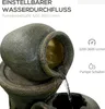 Outsunny Springbrunnen, Gartenbrunnen mit Einstellbarer Produktbild-Vorschau 5