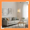 Stojaca lampa Relaxdays s policou, rozmery: 180 x 30 cm, Náhľad obrázku produktu 2