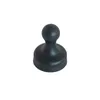 Set di 6 calamite al neodimio forma PEDINA nera 19x25 mm Anteprima dell’immagine prodotto 6