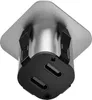 USB-C Einbau-Hub 2-Fach für Möbel & Tischplatten Schwarz o. Produktbild-Vorschau 5