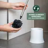 bremermann Porte-brosse WC, plastique, blanc Garniture WC Voir les images du produit 5