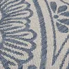 vidaXL Outdoor-Teppich Flachgewebe 200x280 cm Blaues Muster Produktbild-Vorschau 4