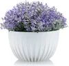 HowHomely | Sada 2 květináčů, květináč bílý - 15,6 a 14 cm Náhled obrázku produktu 5