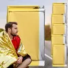5er Set Zuverlässige Rettungsdecke, 210 x 160 cm, gold - Produktbild-Vorschau 1