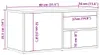 vidaXL TV-Schrank Altholz-Optik 80x34x35,5 cm Holzwerkstoff Produktbild-Vorschau 8