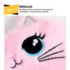 3er Set Schlafmasken mit Katzenmotiv, weicher Plüsch, Produktbild-Vorschau 4