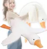 Coussin en peluche d'oie, doudou, ours en peluche, doux, Voir les images du produit 1