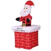 180cm LED Aufblasbare Weihnachtsdeko,Weihnachtsmann im Produktbild-Vorschau 5