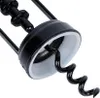 Cavatappi per vino in metallo nero 16 cm Anteprima dell’immagine prodotto 6