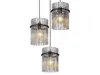 Globo Lighting Hängeleuchte Metall schwarz matt, 3x E27 Produktbild-Vorschau 6