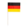 Deutschland 10 Papier Flaggen Fähnchen mit Holzstab 50cm Produktbild-Vorschau 2