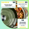 Alpina Dutch Oven – Gietijzeren braadpan met deksel, 3,8 Productafbeelding-voorbeeld 4