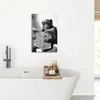 MuchoWow© Wanddeko 40x60 cm - Badezimmer Bilder Affe mit Produktbild-Vorschau 4