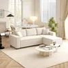 HOMCOM Ecksofa 3-Sitzer Sofa in L-Form Eckcouch mit Produktbild-Vorschau 12