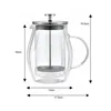 Klausberg Thermokolben-Kaffee-/Teebrüher 600 ml 48644 Produktbild-Vorschau 4