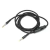 A black audio cable with 3.5mm connectors and a volume control. Náhľad obrázku produktu