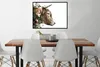 MuchoWow® Gerahmtes Poster Schottischer Highlander - Blumen Produktbild-Vorschau 2