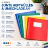 15x bunte Hefthüllen A4 – Heftumschläge & Heftschoner für Produktbild-Vorschau 6