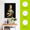 ARTland Wandbild, selbstklebend Dame mit dem Hermelin Produktbild-Vorschau 2
