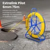 Extralink, cinta de arrastre de fibra óptica, 6 mm, 75 Vista previa de la imagen del producto 5