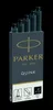 1x5 atramentových kaziet Parker Quink black Náhľad obrázku produktu 3