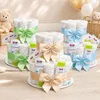 MilaBoo® Windeltorte Mädchen 2-stöckig – rosa Babygeschenk Produktbild-Vorschau 3