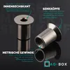 AG-BOX Hülsenmuttern M16x25 mit Senkkopf und Innensechskant Produktbild-Vorschau 3