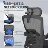 FLEXISPOT Chaise de bureau ergonomique, appui-tête 3D, Voir les images du produit 9
