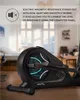 Close-up of an elliptical cross-trainer in a home setting, with text overlay describing its features. Anteprima dell’immagine prodotto