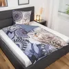 Hip Renforcé Bettwäsche - Nova -  Mandalas mit Eule, blau Produktbild-Vorschau 2
