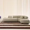 sweeek - Organisches 3-Sitzer-Ecksofa mit strukturiertem Produktbild-Vorschau 3
