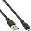 InLine Micro-USB 2.0 Flachkabel, USB-A Stecker an Micro-B Produktbild-Vorschau 1