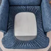 (Tmavě modrá) křídlo židle slipcovers, elastické křídlo Náhled obrázku produktu 6